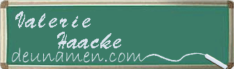 Valerie Haacke Visitenkarte